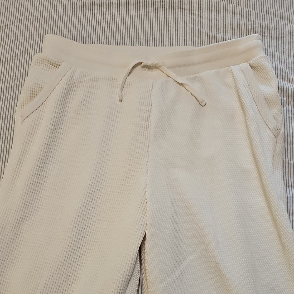 Nike Yoga Luxe Dri-fit Joggers Cream Size L